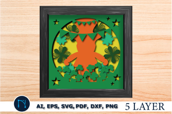 3D St Patrick’s Day Layer Shadow Box SVG Review