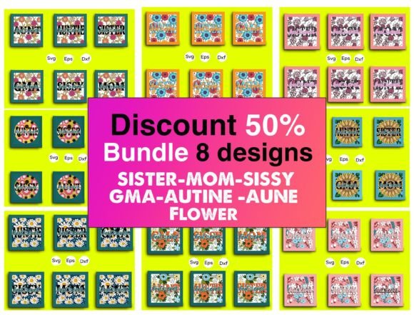 Bundle 8 Best Ever Papercut Light Box: 3D SVG for Shadow Boxes