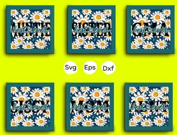 Bundle Chrysanthemum Papercut Light Box: 3D SVG for Shadow Boxes