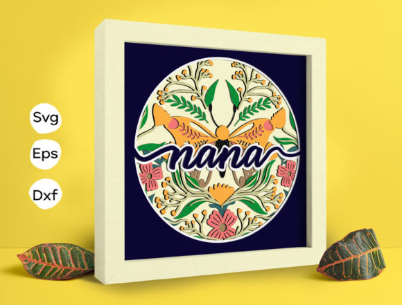 Butterfly Nana 3D SVG for Shadow Boxes Review