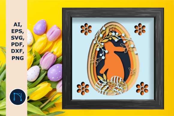 Easter Day Shadow Light Box 3D SVG Review