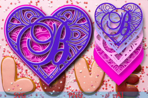 Heart Mandala Alphabet B: A Designer’s Stitch Test