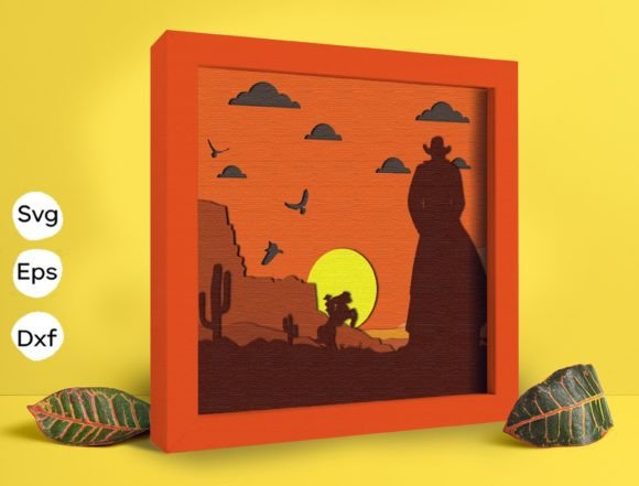 Western Cowboy Papercut Light Box Review
