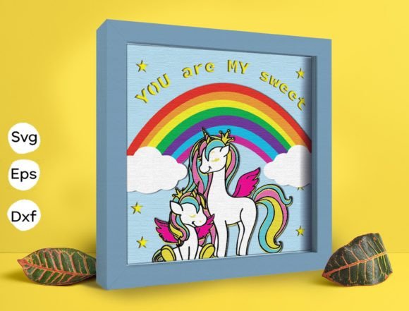 You Are My Sweet Papercut Light Box: 3D SVG for Shadow Boxes